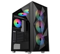 CiT Phantom XL Black Mid Tower E-ATX PC Gaming Case