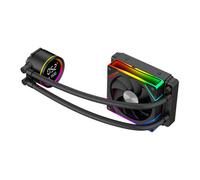 CiT Pro Glacier 120mm Intel / AMD Black CPU Liquid Cooler With Display