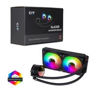 CIT PRO Glacier Infinity ARGB 240mm AIO Liquid Cooler - Black - CIT-PRO-GLB-240
