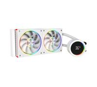CiT Pro Saturn 240mm White CPU Liquid Cooler With Display