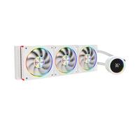 CiT Pro Saturn 360mm AIO Liquid Cooler with Temperature Display - White - CIT-PRO-SATURNW-360-LCD