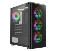 CiT Raider Black Mid Tower PC Gaming Case