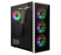 CiT Raider White Mid Tower PC Gaming Case