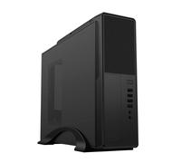 CiT S014C Slim Micro-ATX Case - 300W TFX PSU, USB-C, USB 3.0, Black (S014C)