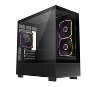 CiT Solar Black Micro-ATX Tempered Glass PC Gaming Case