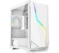 CiT Volt V2 White RGB Tempered Glass Micro ATX Gaming PC Case
