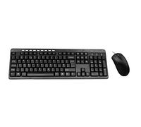 CiT Wired USB Keyboard & Mouse Combo, Ergonomic Design, UK Qwerty Layout, Windows Compatible, Plug and Play Technology, 105 Keys & 9 Multimedia Keys | Black KBMS-BUILDER