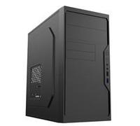 CiT Work Mid Tower Micro ATX PC Case - Black