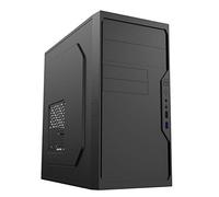 CiT Work Mid Tower Micro ATX PC Case - Black
