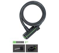 Citadel Cc 10/k/b Cable Lock 180 cm Black