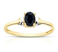 Citerna 9 ct Yellow and White Gold Sapphire Birth Stone Ring - Size L