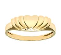 Citerna 9 ct Yellow Gold Heart Ring - Size S