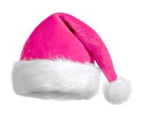 CITÉTOILE Santa Hat Christmas Hat for Unisex Adult Pink
