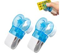 Cithway Easy-Take Pill Tablet Dispenser, Pill Popper for Blister Packs, Pill Dispenser Storage Box, No Touch Easy to Take Pill Out, Tablet Dispenser (2)