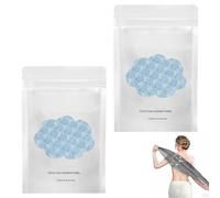 Cithway Luxe-Skin Deep Exfoliating Towel, Japanese Exfoliating Shower Towel - Antibacterial, Multi - use for Scrubbing, Lathering and Dead Skin Removal, Ideal for Sensitive Skin (Two packs of blue)