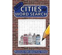 Cities Word Search Puzzle Book: Word Searches With Easy To Read Print About City names | 6x9 Inches, 44 Pages | Gift For Vacations and Holidays