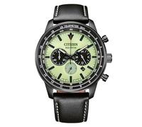 CITIZEN 32026884 Men's Watch Analogue Quartz One Size Green Black, Green, Black, Standard Size, Strap.