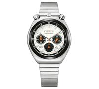 Citizen AN3660-81A Chronograph Men's Watch 38mm Stainless Steel Silver White 5 ATM