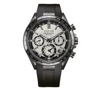Citizen Attesa 44mm Super Titanium & Black Rubber Strap Watch