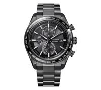 Citizen Attesa Men's Eco-Drive Black Dial Chronograph & Black Super Titanium Bracelet Watch