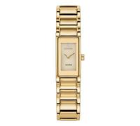 Citizen Axiom Women's Eco-Drive Diamond Gold-Tone Dial Gold-Tone Stainless Steel Bracelet Watch