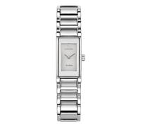 Citizen Axiom Women's Eco-Drive Diamond Silver-Tone Dial Stainless Steel Bracelet Watch