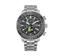 Citizen By3006-53e Men's Promaster Geo Trekker Eco-drive Radio-controlled Watch, Black Dial, Stainless Steel Bracelet