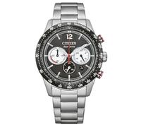 Citizen CA4714-55E Racing Chronograph Men's Watch with Eco-Drive Solar Movement, Stainless Steel Case, 10 ATM