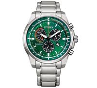 Citizen Chronograph AT1190-87X - Man - 42 mm - Analogue - Quartz - Mineral Glass Green 22 mm