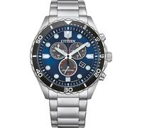 Citizen Men's Chronograph Eco-Drive Watch of Sporty Aqua