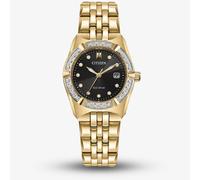 Citizen Corso Eco-Drive Diamond Gold Tone Watch EW2712-55E