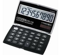 Citizen CTC 110bk Premium Black Electronic Tax Calculator 10 Large Numbers New