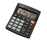 Citizen Desk Calculator - Large Display Basic Calculator for Kids, Home, School, Desktop, and Office Use with Big Buttons - Solar and Battery Dual Powered (SDC810NR)