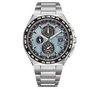 Citizen Eco-Drive GMT Chronograph Light Blue Dial 100M Men's Watch AT8238-84M