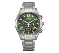 Citizen Eco-Drive CA4750-51X Men's Watch Chronograph Solar Titanium / Green