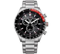 Citizen AT2566-88E Eco-Drive Solar Watch Men's Watch Chronograph Stainless Steel Black 43mm 10ATM