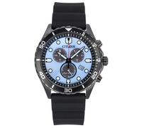 Citizen Eco-Drive Chronograph Blue Dial Analog 100M Men's Watch AT2567-18L