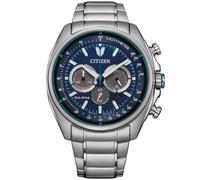 Citizen Eco-Drive Chronograph CA4560-81L - Man - 44 mm - Analogue - Quartz - Mineral Glass Blue 24 mm