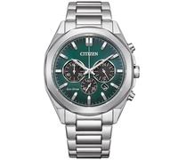 Citizen Eco-Drive Chronograph CA4590-81X - Man - 41 mm - Analogue - Quartz - Mineral Glass Green 22 mm