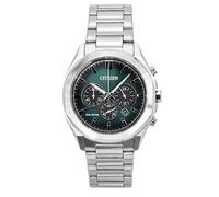 Citizen Eco drive Chronograph Green Dial 100M Men's Watch CA4590-81X