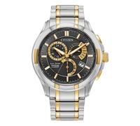 Citizen Eco-Drive Classic 8700 Men's Black Dial & Two Tone Bracelet Watch