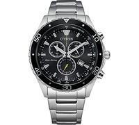 Citizen Eco-Drive Men's Analog Watch with Stainless Steel Strap AT2387-52E