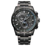 Citizen Eco-Drive Perpetual Chrono A.T Men's IP Bracelet Watch