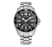 Citizen Eco-Drive Promaster Black Dial & Stainless Steel Watch