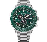 Citizen Eco-Drive Radio Controlled CB5004-59W - Man - 45 mm - Analogue - Quartz - Sapphire Glass Green 22 mm