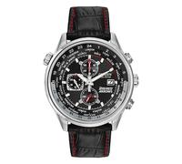 Mens Citizen Eco-drive Red Arrows World Time Chronograph Stainless Steel Watch CA0080-03E