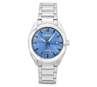 Citizen Eco-Drive Stainless Steel Blue Dial Dress 100M Men's Watch BM7620-83M