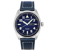 Citizen Mens Blue Watch BM8560-45L Leather - One Size