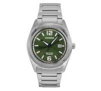 Citizen Eco-Drive Super Titanium Green Dial AW1641-81X 50M Men's Watch