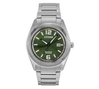 Citizen Eco-Drive Super Titanium Green Dial AW1641-81X Men's Watch